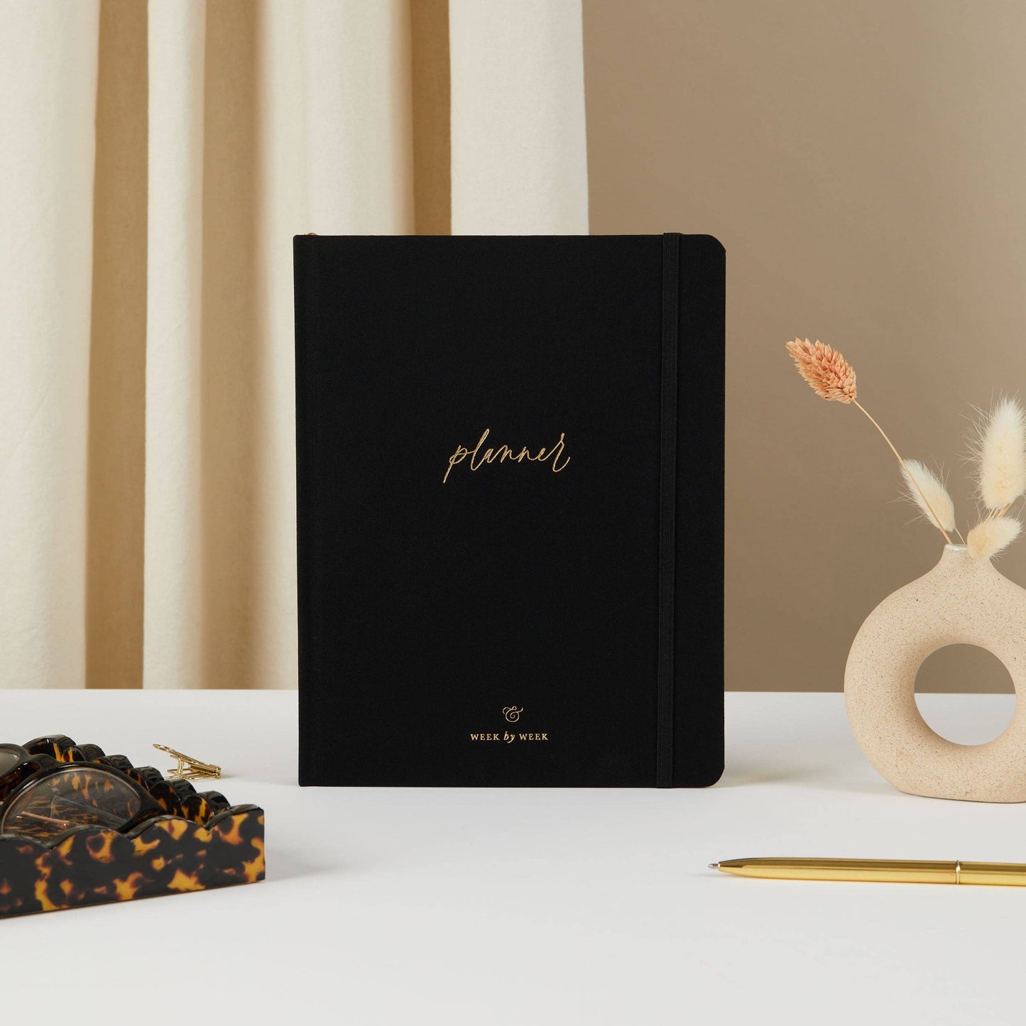 Undated Weekly Planner from Blush & Gold