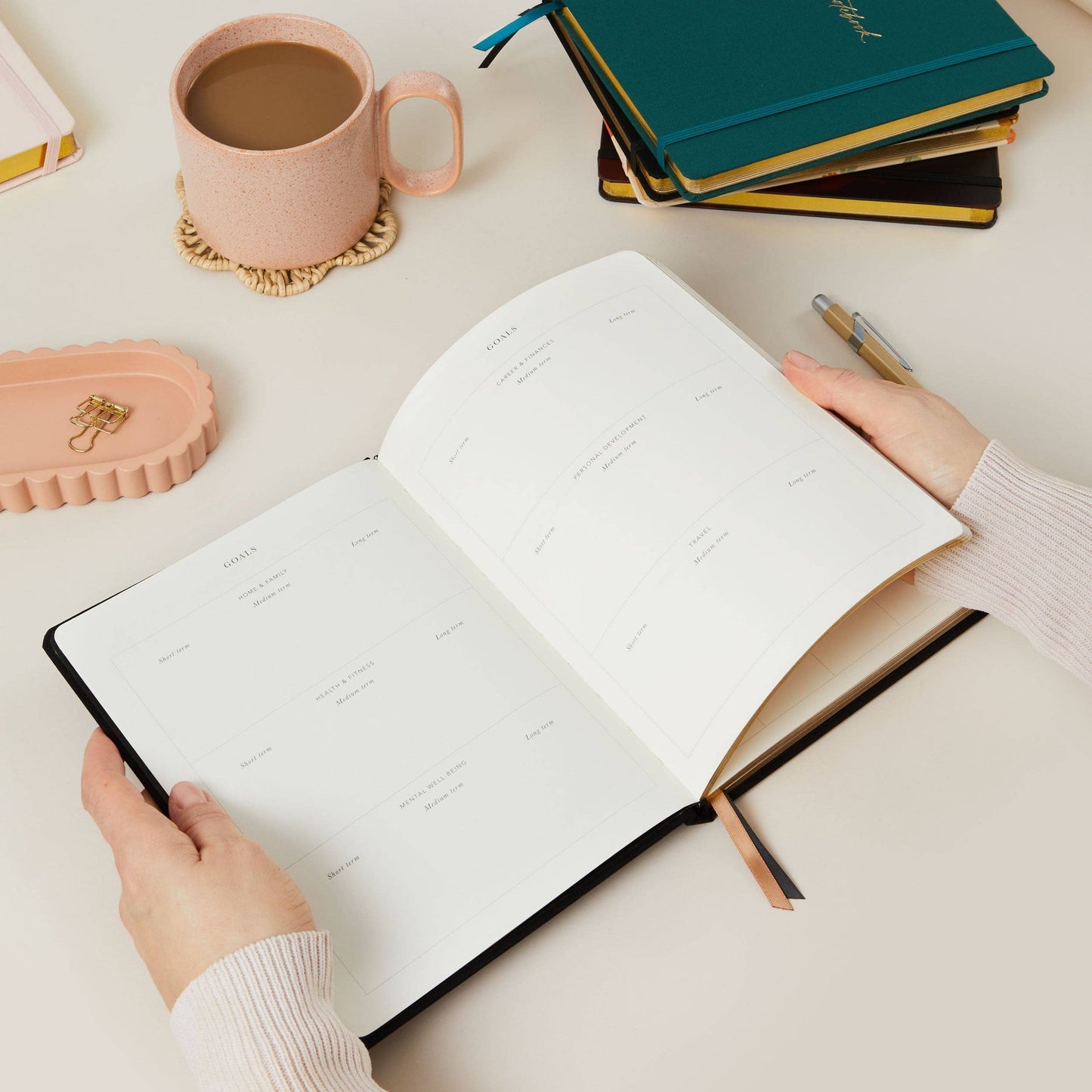 Undated Weekly Planner from Blush & Gold