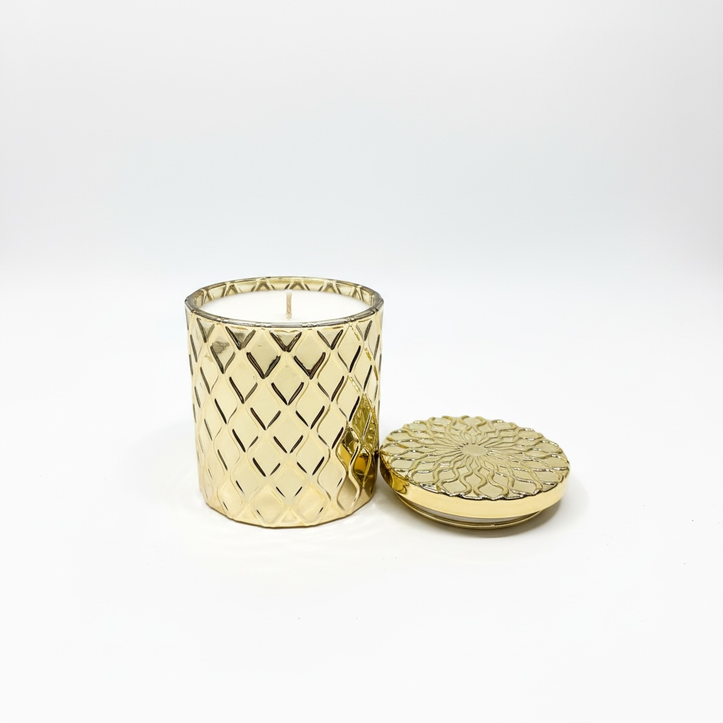 Golden Waves Candle