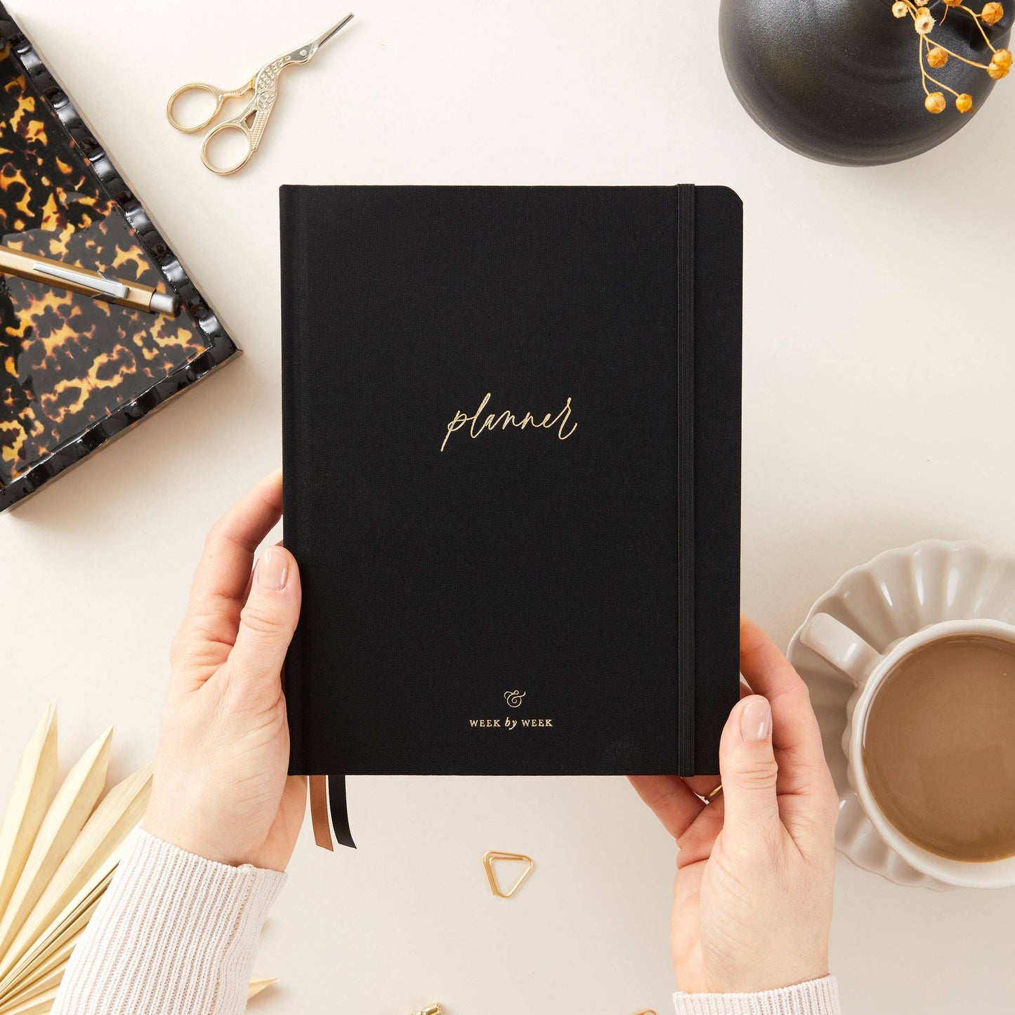 Undated Weekly Planner from Blush & Gold
